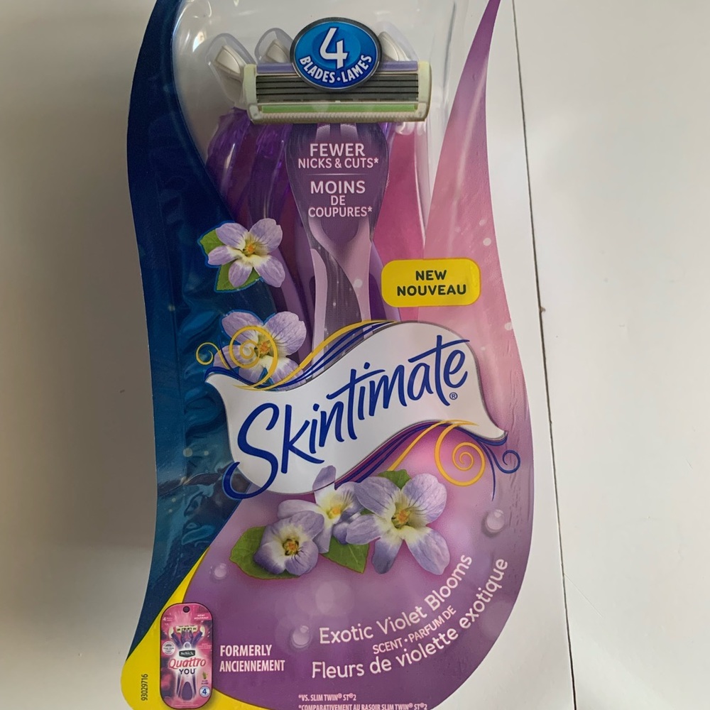 Skintimate Violet Blooms Razor Pack